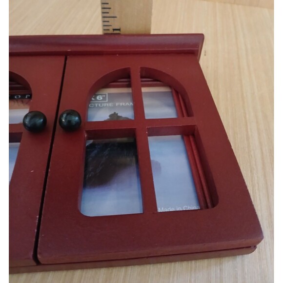 NEW Wooden Window Picture Frame Desktop Holds 4x6 Photos - Picture 8 of 12